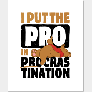 I Put The Pro in Procrastination Posters and Art